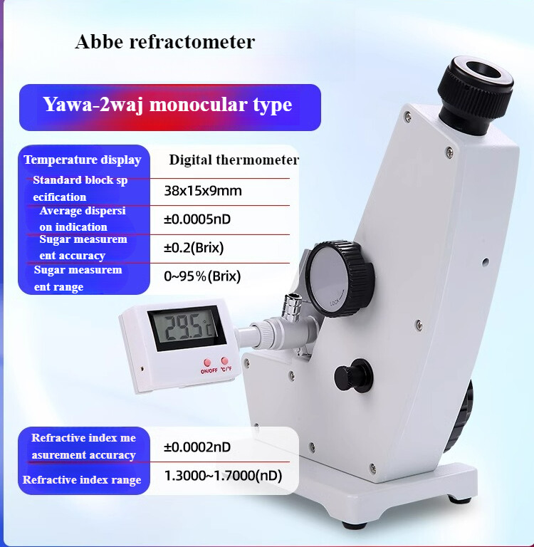 Sucrose Solution Sugar Concentration Tester Monocular Refractive Index Tester
