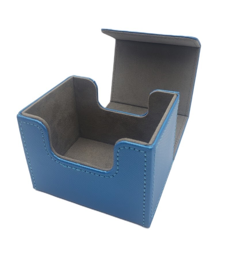 Pro Safe Premium Deck Case LIGHT BLUE Microfiber Lined - Holds 100+ Gaming Cards