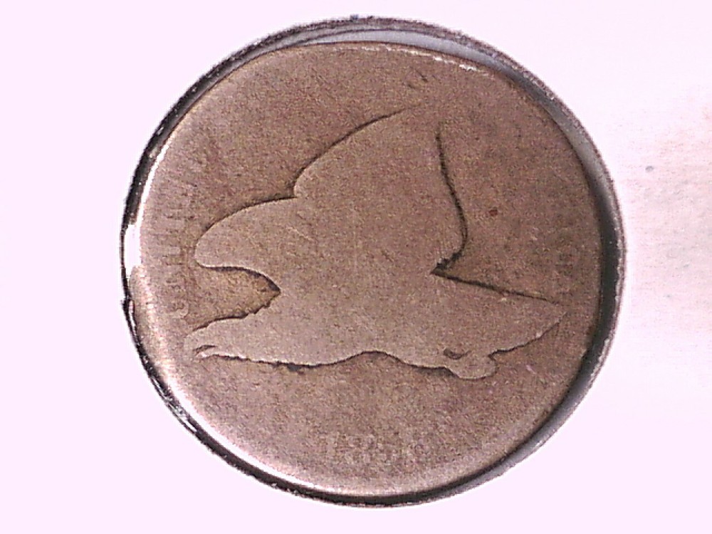 1858 Flying Eagle Cent Genuine Raw Ungraded 00231