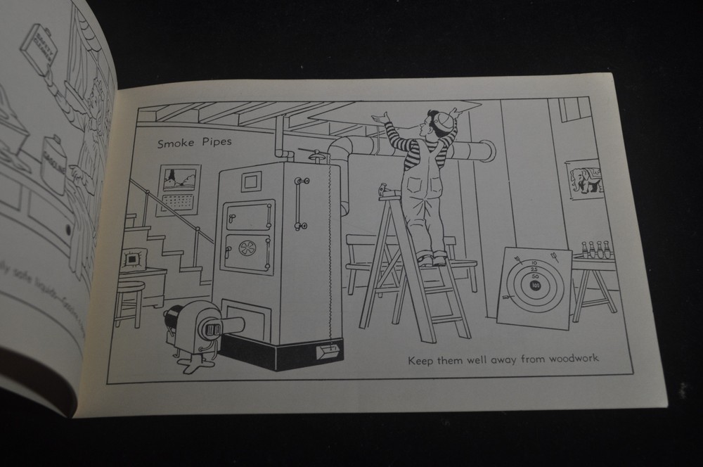 1945 *TWO Different* The Fire Chief Fire Prevention Book