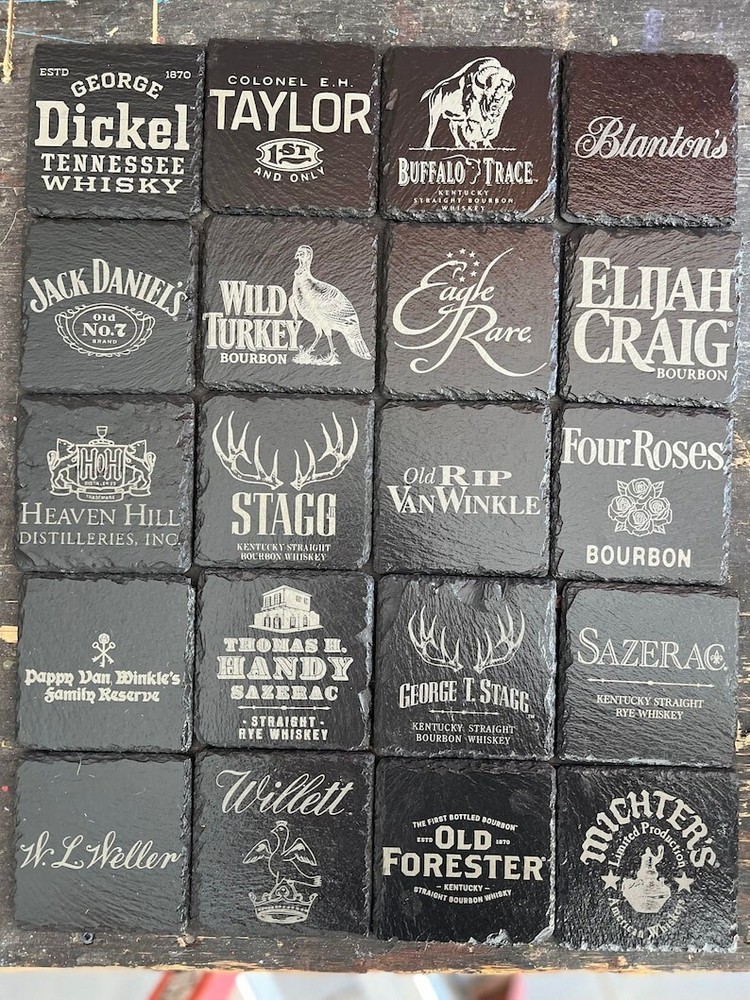 Bourbon Stone Coasters