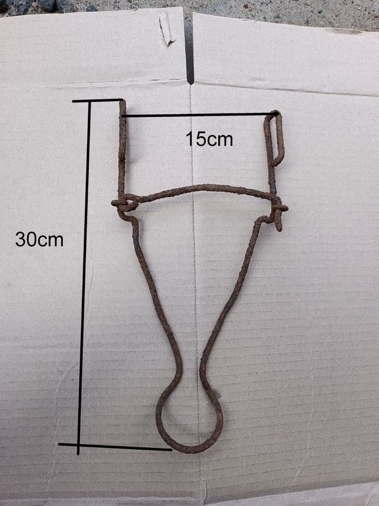 WWII WW2 german original iron belt hook