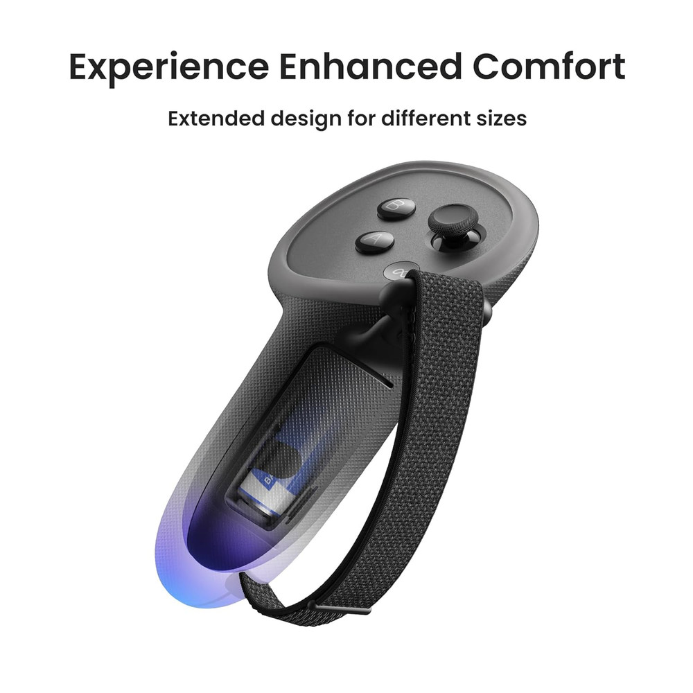 Upgraded Controller Grips Protector Compatible with Oculus/Meta Quest 3/3S, Non-