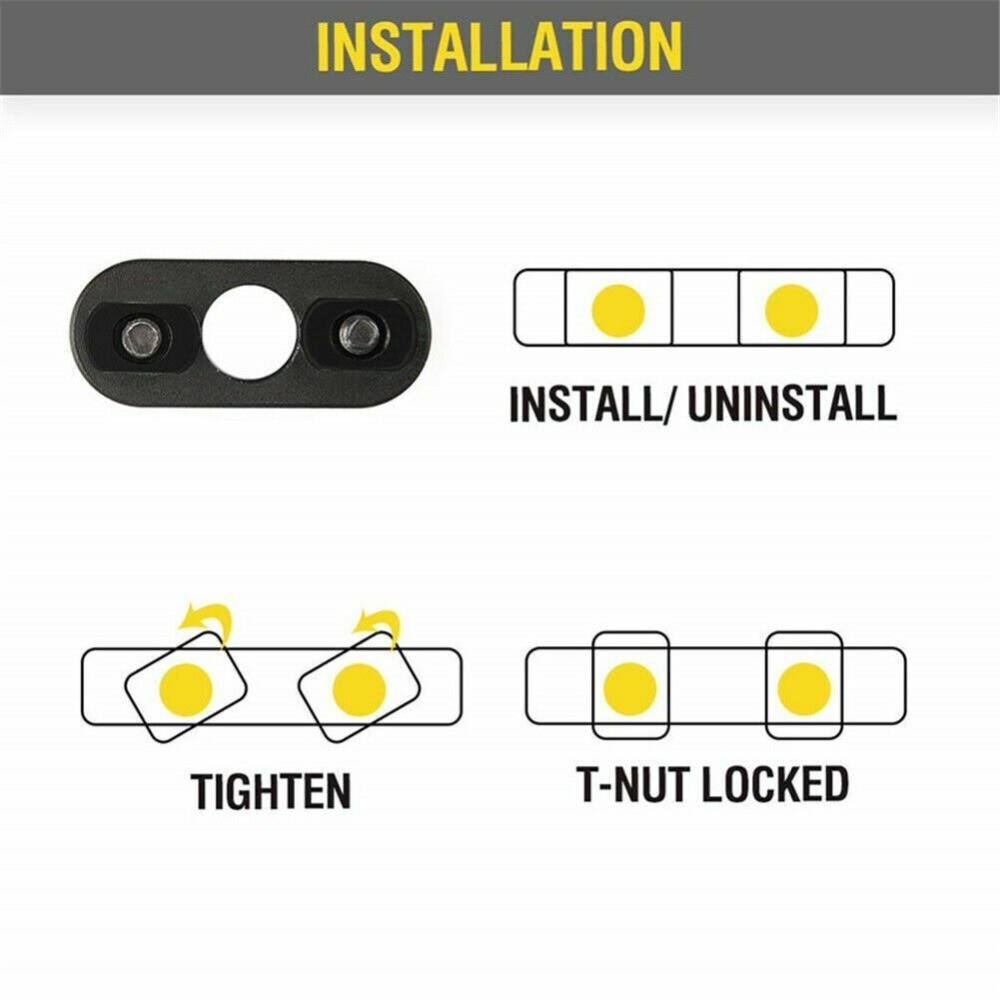 2Pcs QD Quick Detach Adapter Swivel Stud for Sling Mount Multi Function Hardware