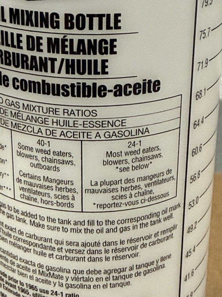 Starbrite 2 Stroke Mixing Bottle