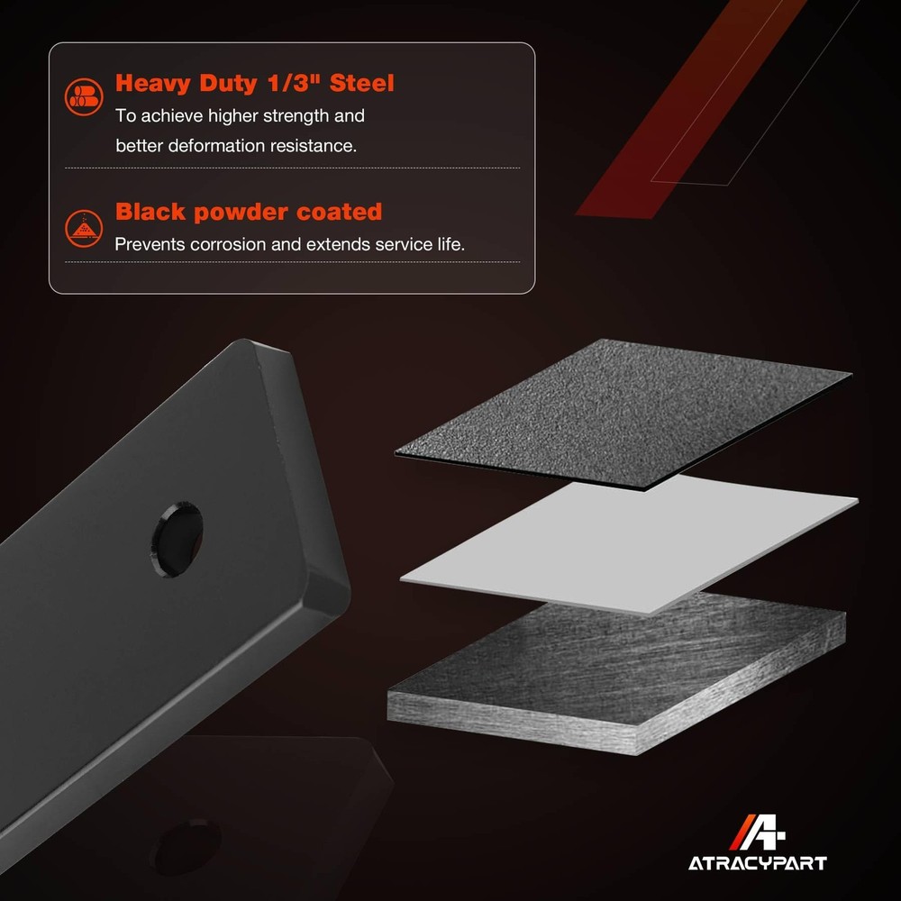 SC-2000 Additional Trailer Chock Adapter Kit Compatible with SC-3000 black