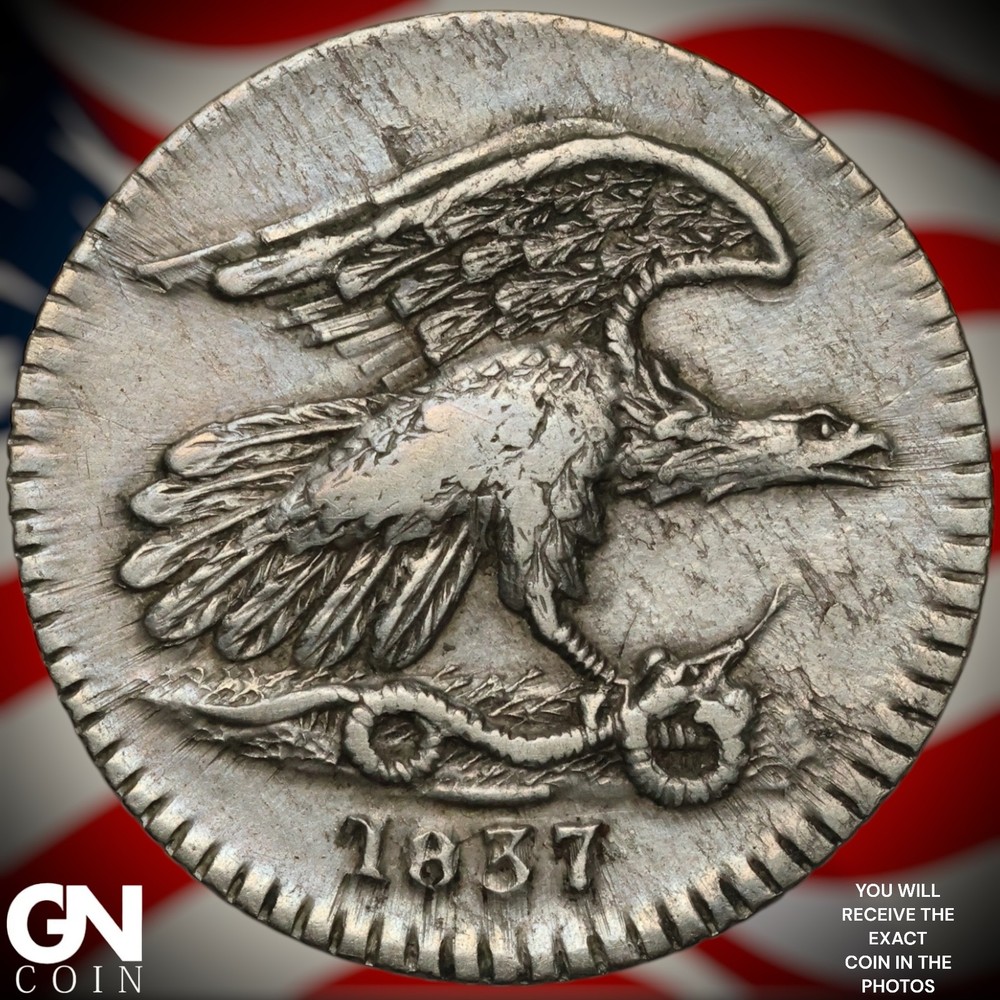 1837 Feuchtwanger Cent A8653