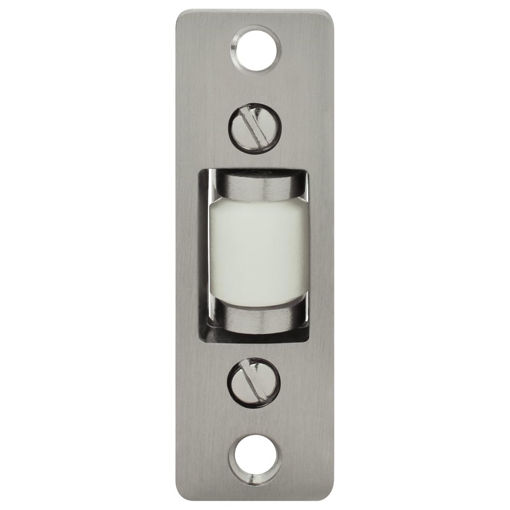 Heavy Duty Adjustable Solid Brass Roller Catch T Strike Satin Nickel Hardware