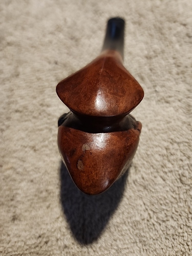 Briar Imported Italy Figural Smoking Pipe