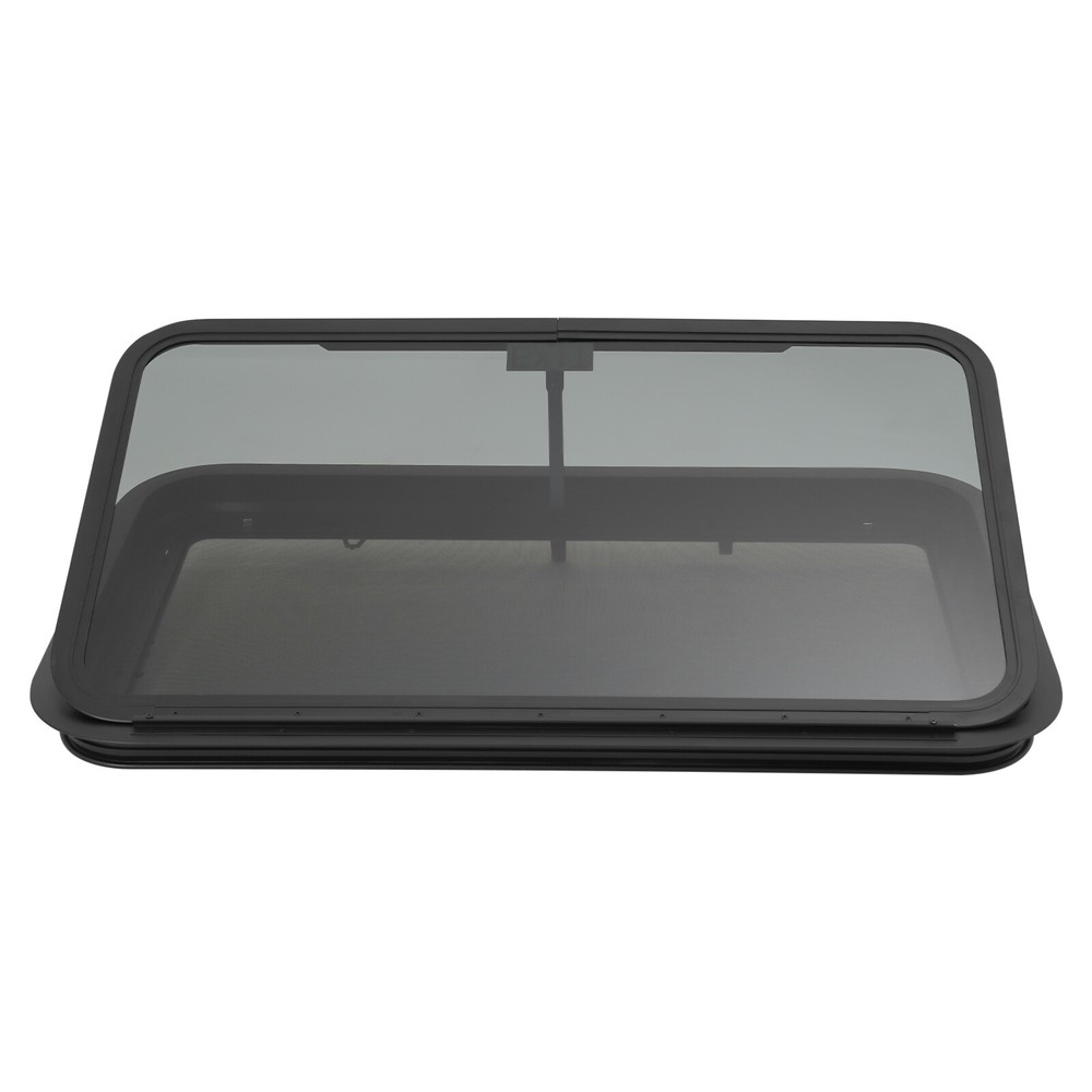 RV Rectangular Exit Window Push Out Glass Camper Window Venting Window 36*20 In