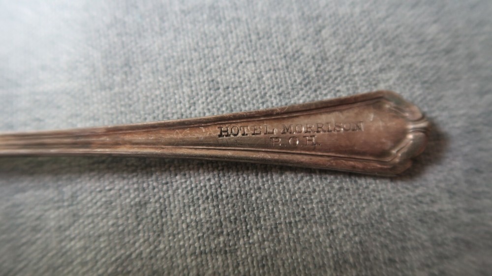 Antique Silverplate HOTEL MORRISON Olive Fork 6"