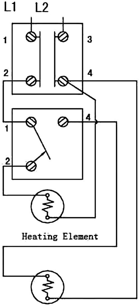 THERMOSTAT FOR DOUBLE ELEMENT TANKS ELECTRIC WATER HEATER