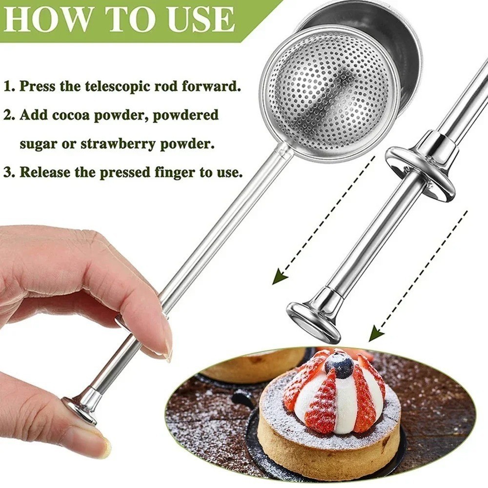 Long-Handle Tea Infuser – Stainless Steel Reusable Strainer for Loose Leaf