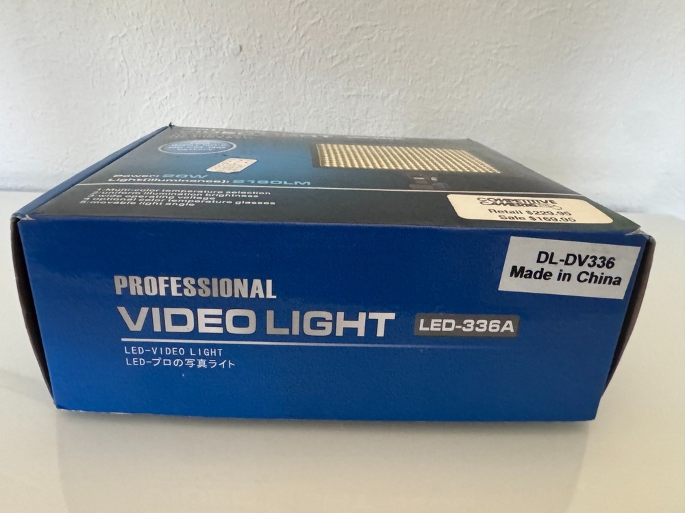 Professional 335A LED Video Light