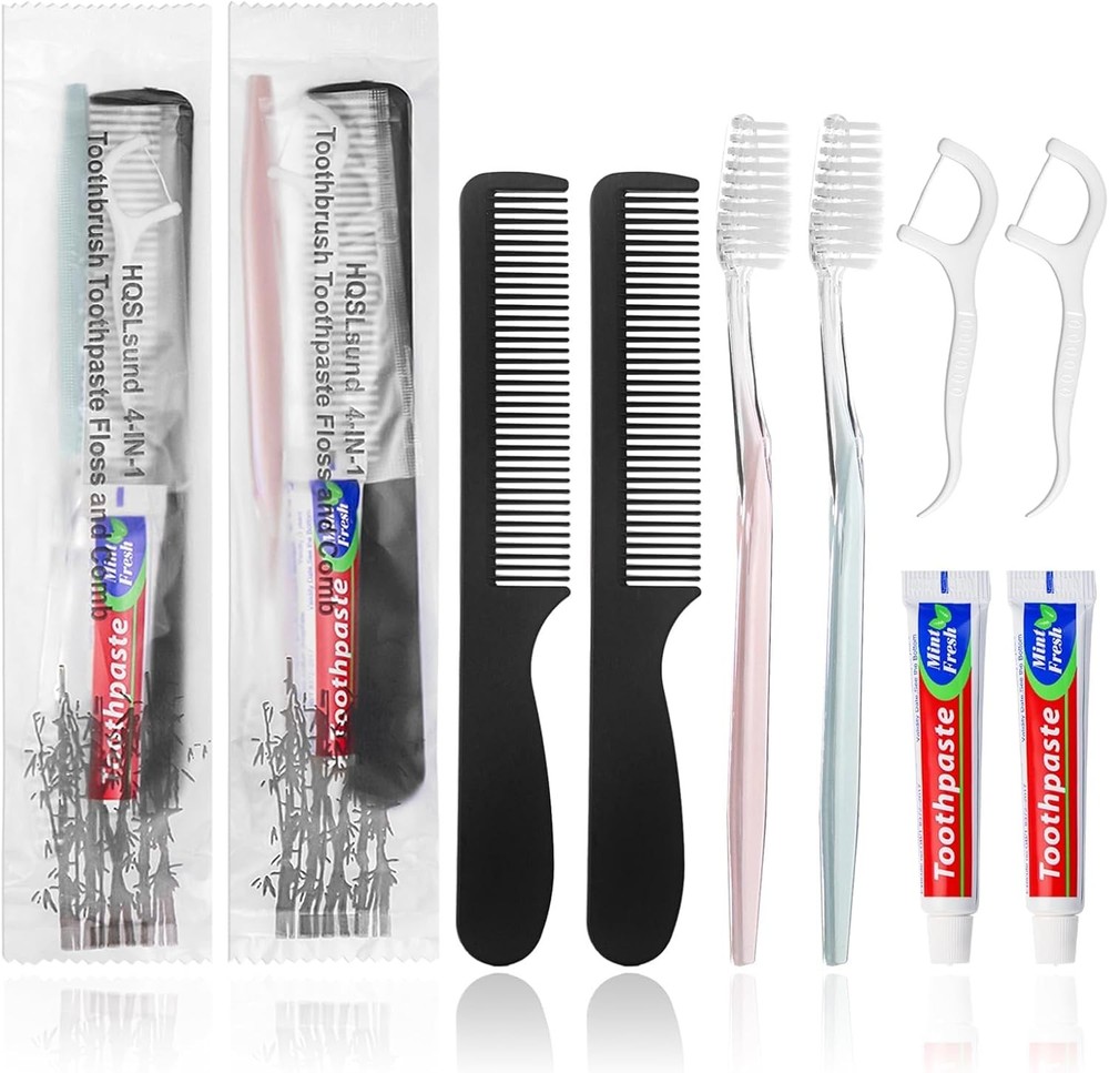 Disposable Toothbrushes with Tootaste and b Floss Indivily