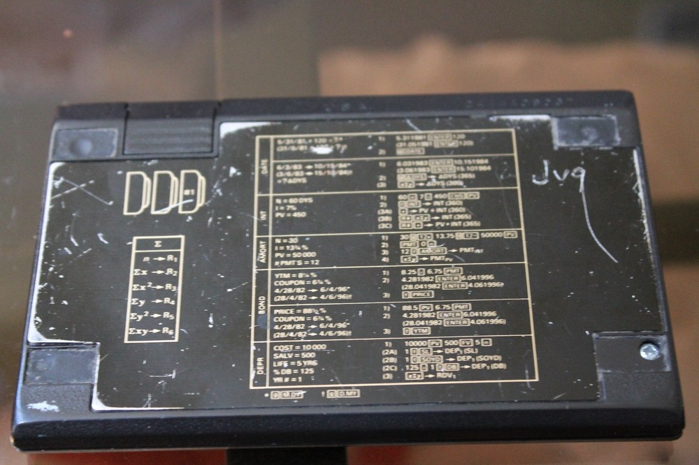 HEWLETT PACKARD FINACIAL CALCULATOR