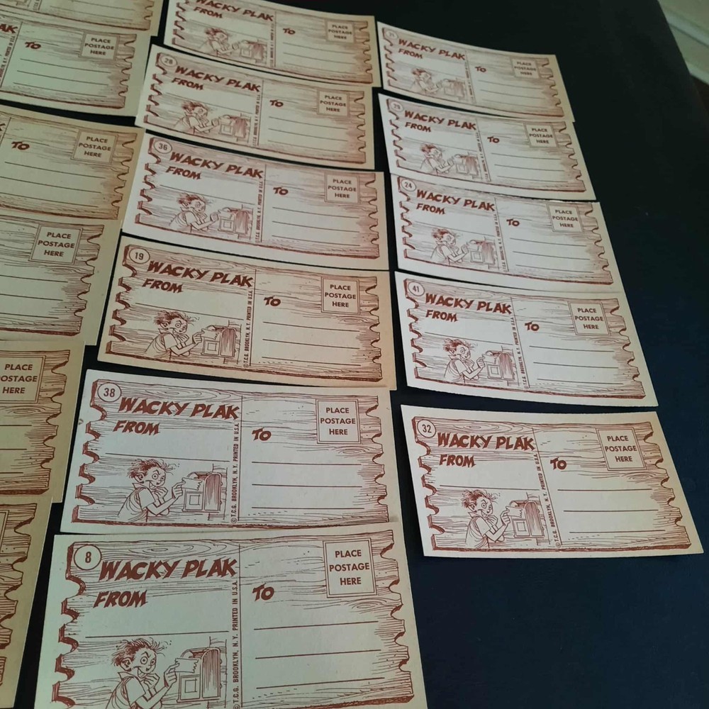 1959 "Wacky Plaks" Cards