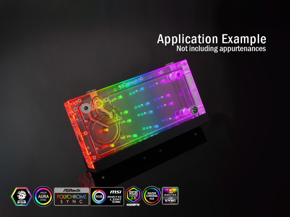 Bitspower Digital RGB Magnetic Lighting Module 240