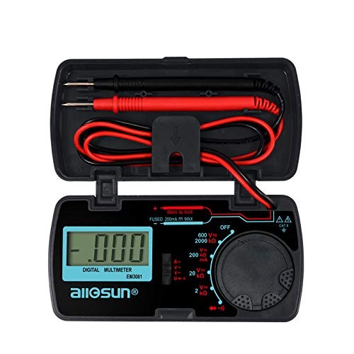 ALLOSUN-EM3081 Digital Multimeter/DMM/Multi Tester Amp/Ohm/Volt Meter/Diode