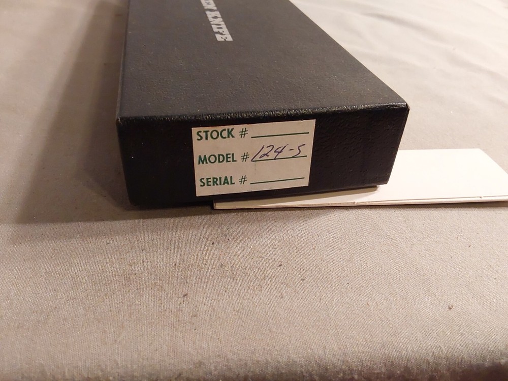 Bowen Knife EMPTY BOX for 124-s Knife