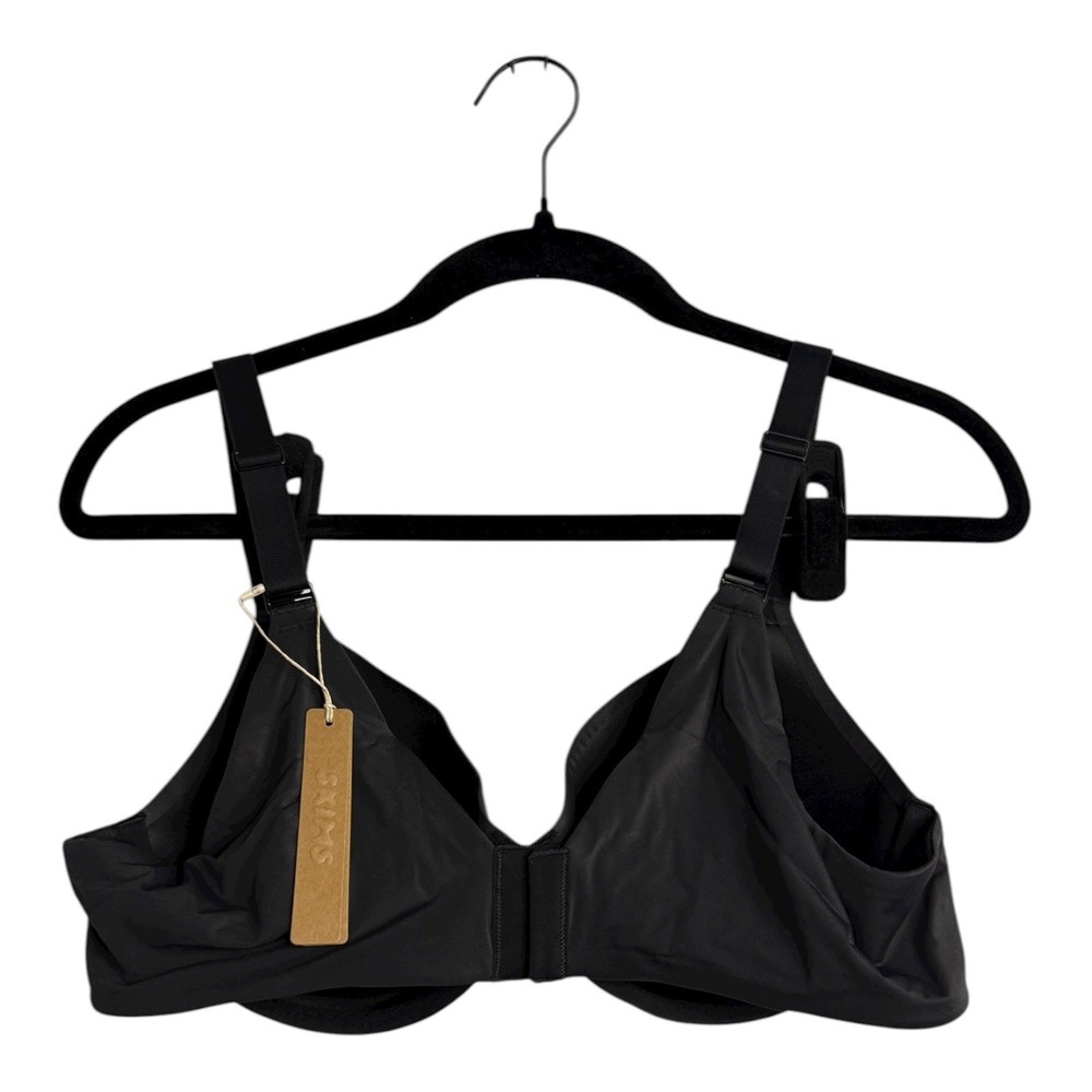 SKIMS Smoothing Full Coverage Bra Onyx 38C NWT