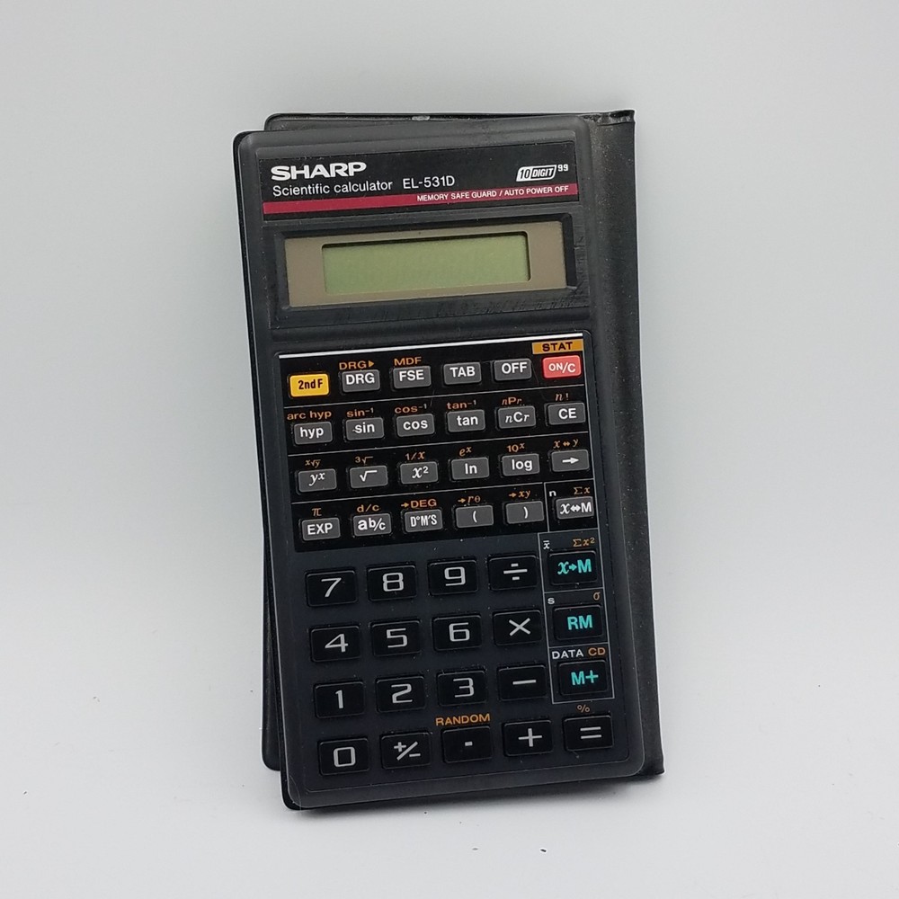 Scientific Calculator - Sharp EL-531D Tested Works