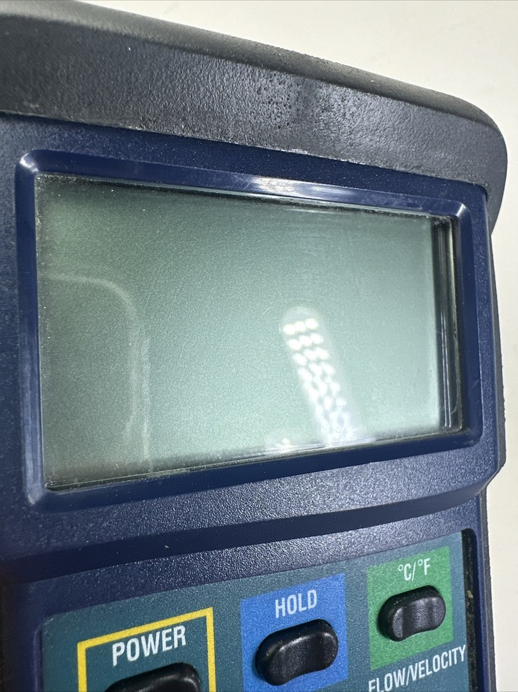 Extech CFM Thermo-Anemometer Model 407113 (Meter Only, No Probe)