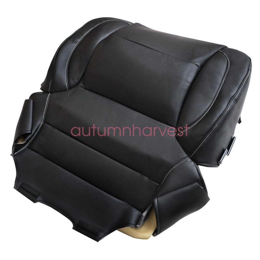 Driver Bottom Seat Cover Black For 2014 2015 2016 2017 Chevy Silverado 1500 2500