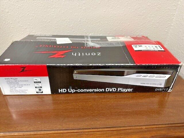 Zenith HD Up-conversion DVD Player with Remote & Operating Guide DVB712
