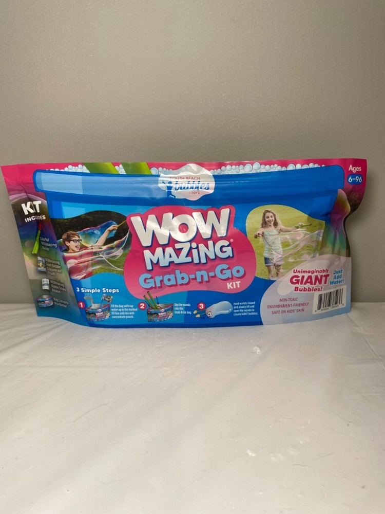 Bubbles Bubbles Bubbles- WOW Mazing Grab N Go Kit - Giant Bubbles Per Order