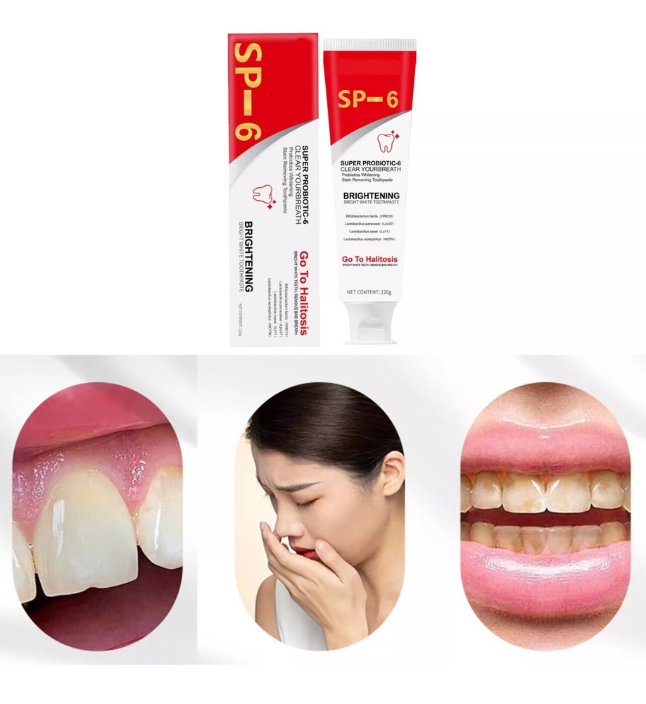 4Pcs Super Probiotic SP-6 Toothpaste