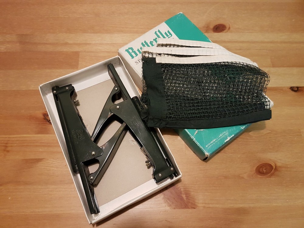 Vintage Butterfly Table Tennis Net and Post