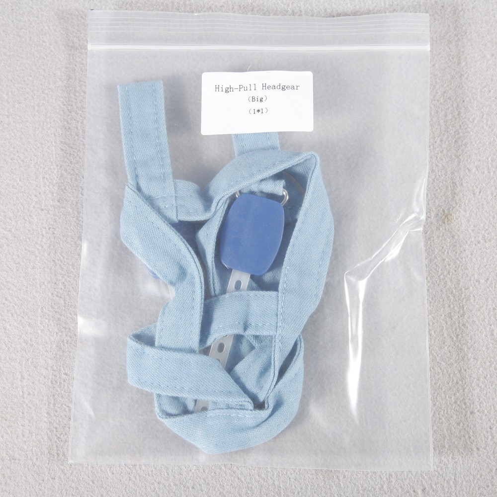 Dental large Orthodontic High Pull Strap High-Pull Headgear Safety Blue Strap