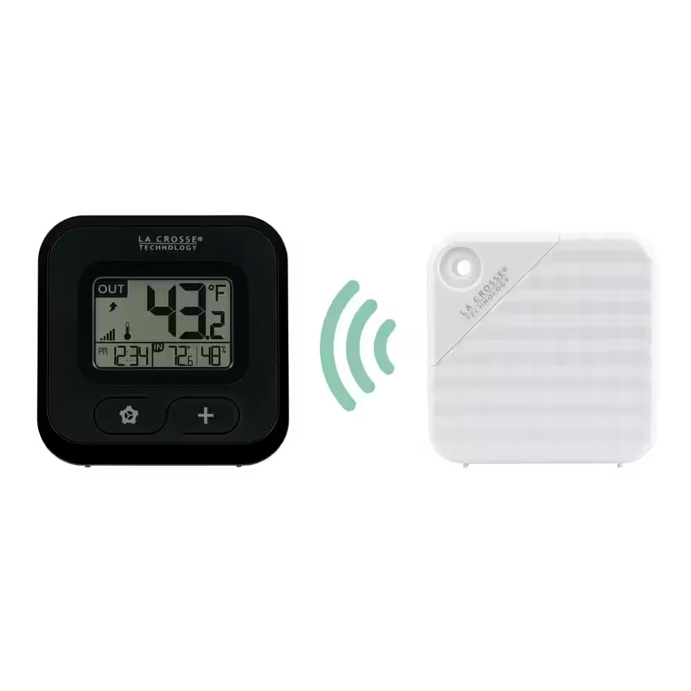 Wireless Compact Digital Thermometer with Humidity