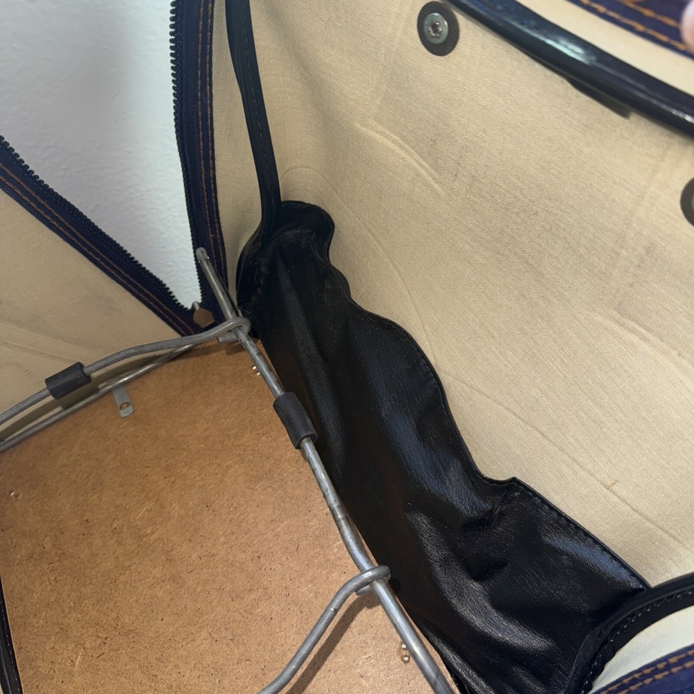 Scovill Vintage Blue Bowling Bag