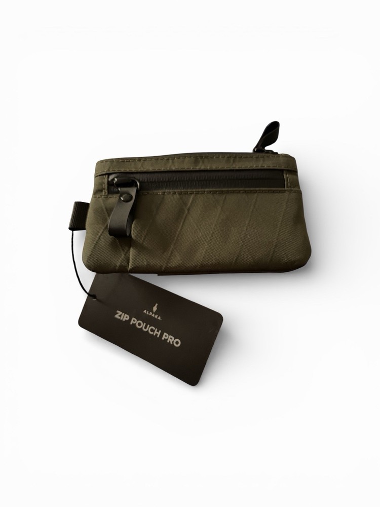 Alpaka Zip Pouch Pro Dark Green  X-Pac VX21