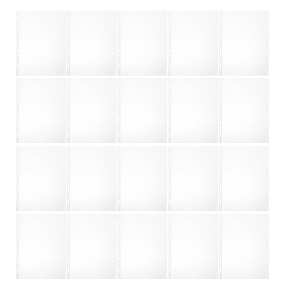 100 Pcs Running Bib Holder Clear Storage Sleeve Marathon Display