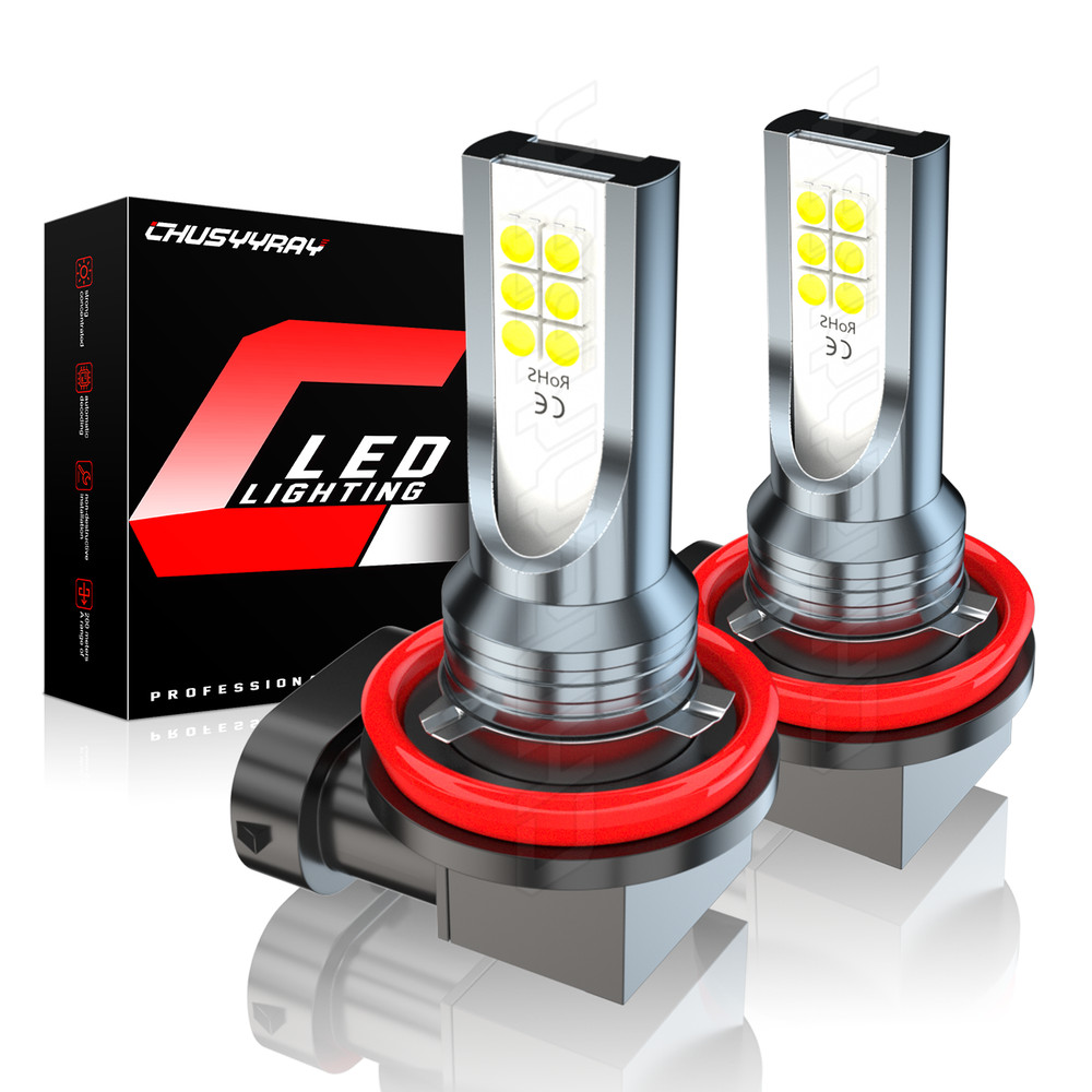 H11 LED Headlight Super Bright Bulbs kit 6000K White 330000LM HIGH/LOW Beam