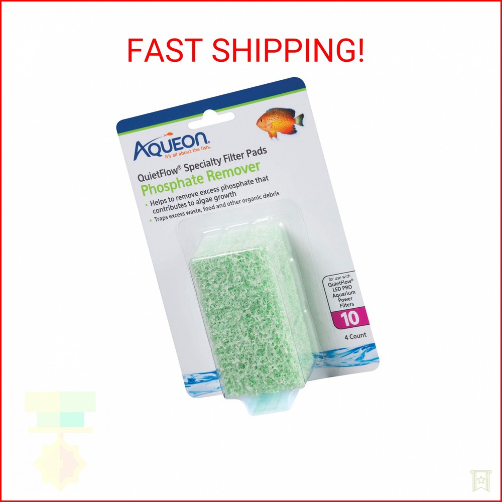 Aqueon Replacement Specialty Filter Pads Phosphate Remover 10