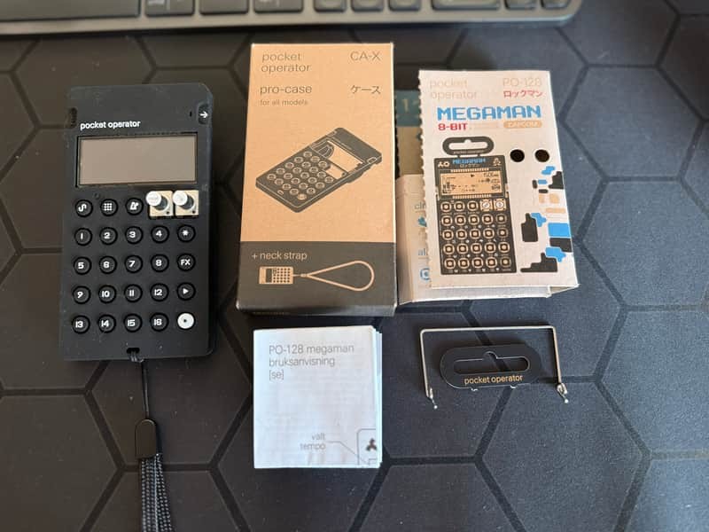 Teenage Engineering Pocket Operator PO‑128 Mega Man Synthesizer - Great shape!