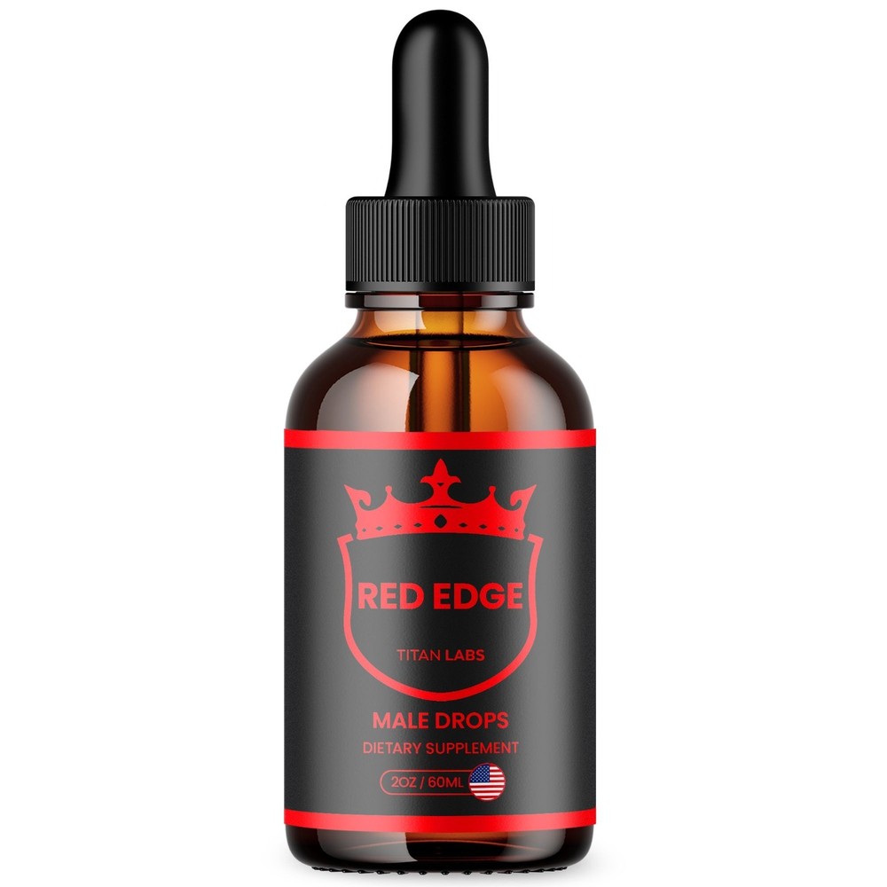 (1 Pack) Red Edge Male Support Drops Advanced RedEdge Supplement 30 Servings