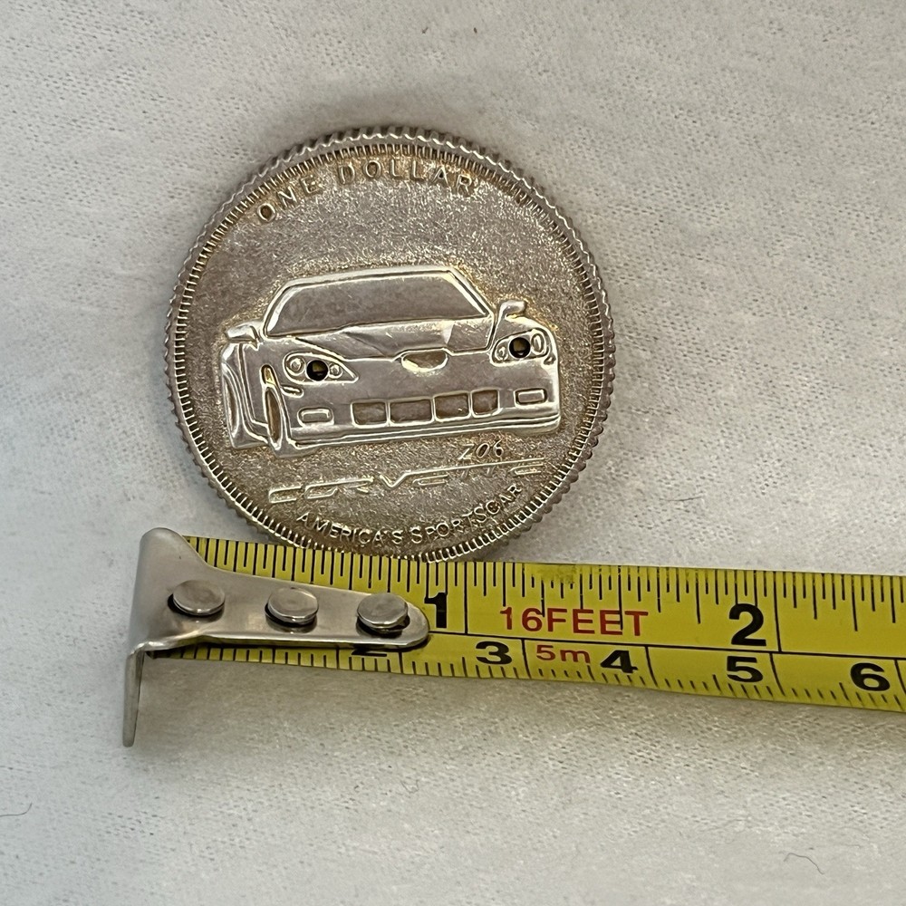 Corvette Light Up GM 100th Anniversary Coin
