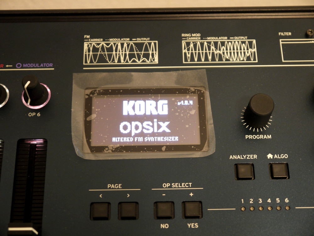 Korg Opsix FM Synthesizer Midi Synth Working from my Personal Studio Unused Mint
