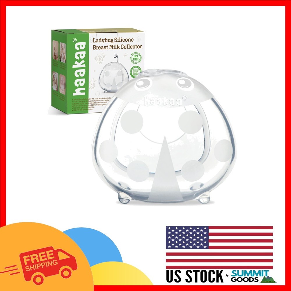 Ultra-Soft Ladybug Silicone Shell - Efficient Leakage Collector for Nursing Moms