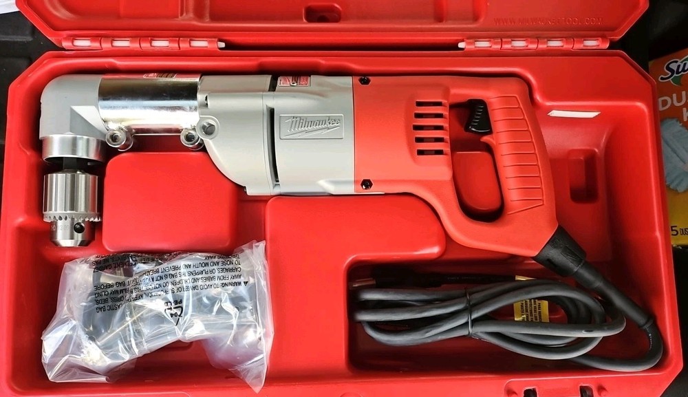 Milwaukee 3107-6 1/2" D-Handle Right Angle Drill Kit