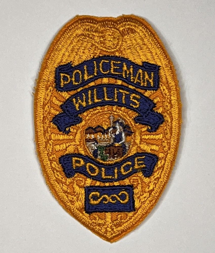 Willits California Police Department Patch