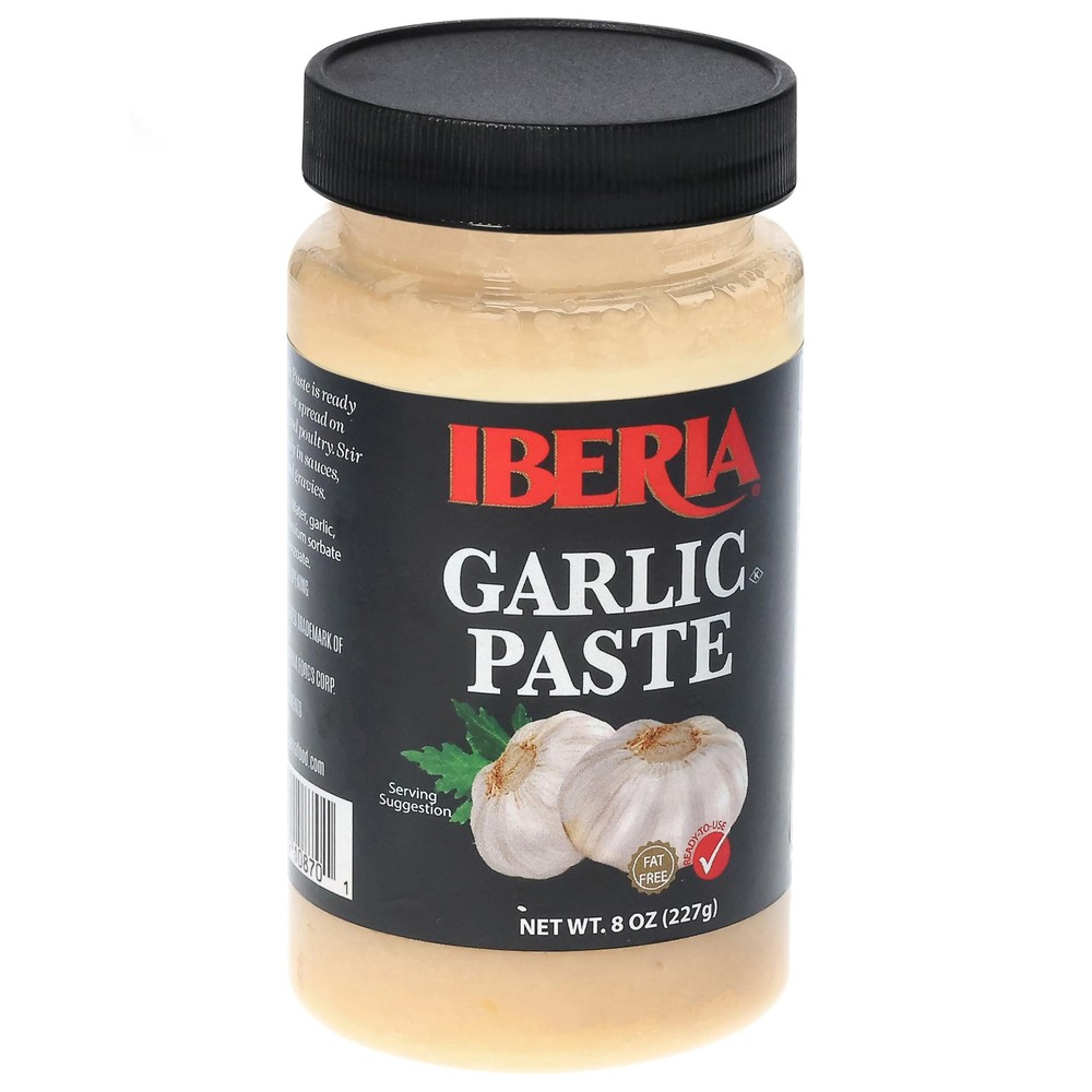 Iberia Garlic Paste, 8 Ounce 8 (Pack of 1), Paste