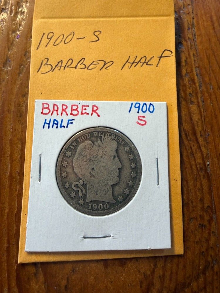 1900-S  Barber Half Dollar