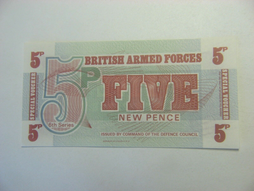 British Armed Forces 5 Pence Uncirculated