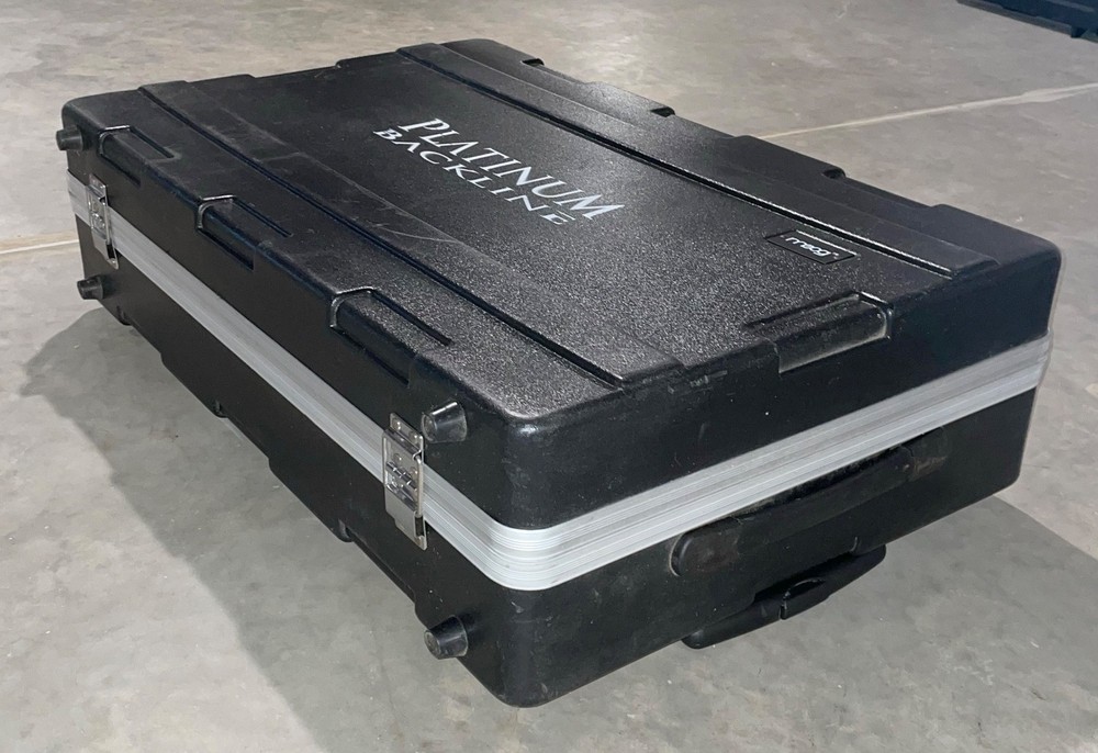 Moog Minimoog Voyager with custom flight case